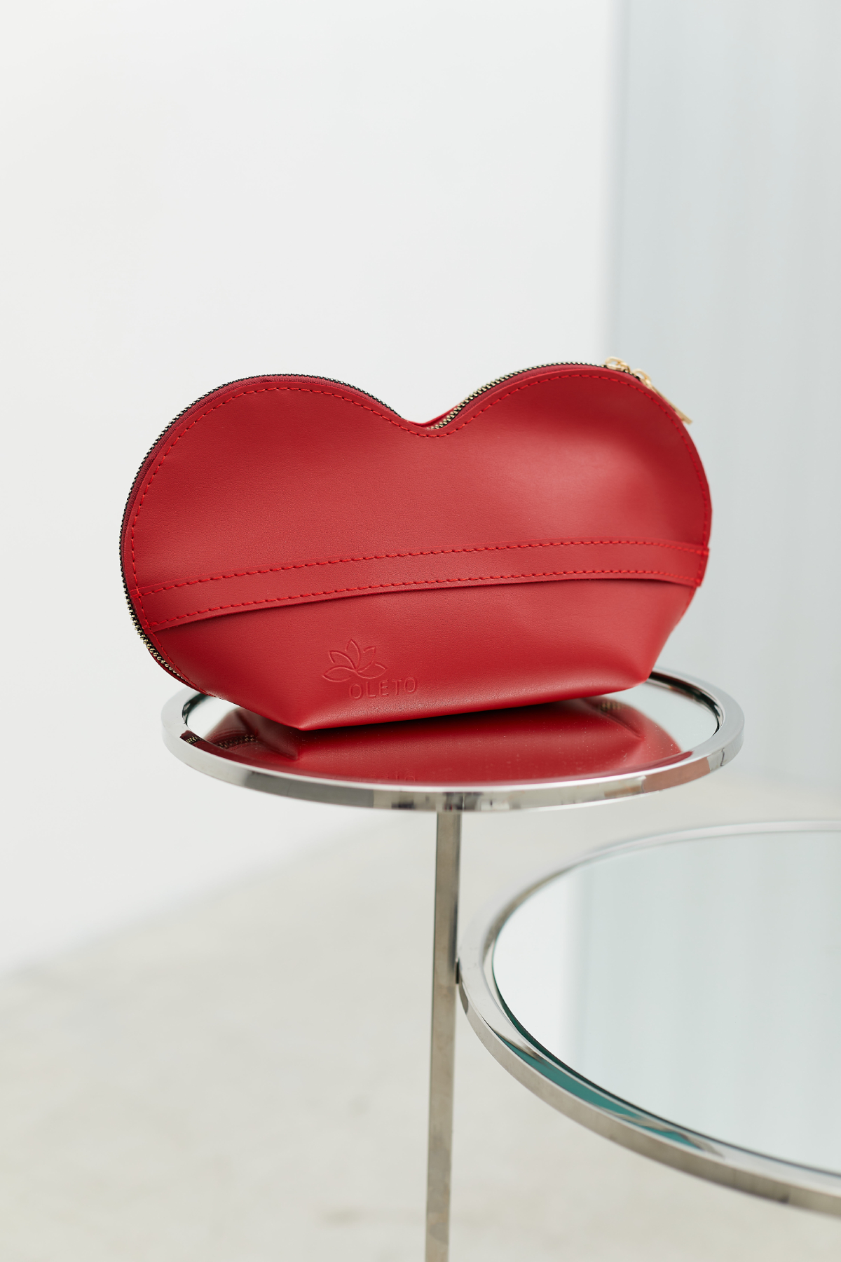 Жіноча косметичка Heart червоний